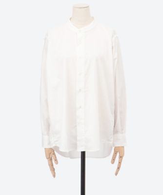 ブラウス　Ｂａｎｄ　Ｃｏｌｌａｒ　Ｌｏｎｇ　Ｓｌｅｅｖｅ　Ｓｈｉｒｔ　ＳＨＬＭ―１０９―ＣＲ
