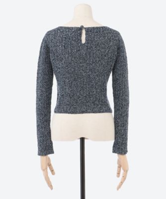 セーター　ＭＡＮＡＢＩ　ＬＯＮＧ　ＳＬＥＥＶＥ　ＴＯＰ　ＰＳ２５ＴＯＰ４７ＮＡＶＢＬＵ