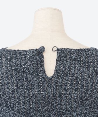 セーター　ＭＡＮＡＢＩ　ＬＯＮＧ　ＳＬＥＥＶＥ　ＴＯＰ　ＰＳ２５ＴＯＰ４７ＮＡＶＢＬＵ