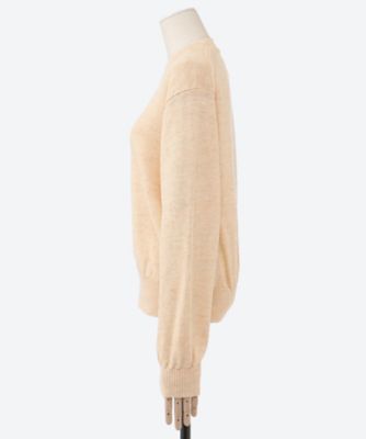 セーター　ＷＡＳＨＥＤ　ＨＩＧＨ　ＣＯＵＮＴ　ＬＩＮＥＮ　ＣＲＥＷ　ＮＥＣＫ　ＢＮ―２５ＳＬ―０２０