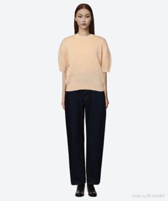 セーター ＷＡＳＨＥＤ ＨＩＧＨ ＣＯＵＮＴ ＬＩＮＥＮ ＣＲＥＷ ＮＥＣＫ Ｓ／Ｓ ＢＮ―２５ＳＬ―０２３ | BATONER  (Women)/バトナー | 三越伊勢丹オンラインストア・通販【公式】