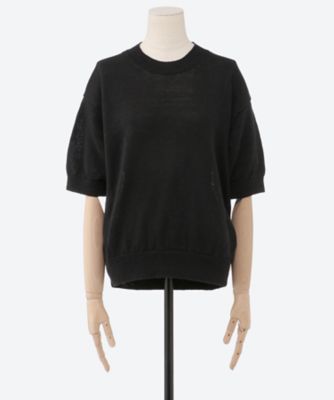 セーター　ＷＡＳＨＥＤ　ＨＩＧＨ　ＣＯＵＮＴ　ＬＩＮＥＮ　ＣＲＥＷ　ＮＥＣＫ　Ｓ／Ｓ　ＢＮ―２５ＳＬ―０２３