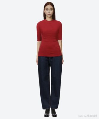 セーター　ＴＨＥ　ＳＥＡＩＳＬＡＮＤ　ＣＯＴＴＯＮ　ＲＩＢＮＡＴＵＲＥ　Ｓ／Ｓ　ＢＮ―２５ＳＬ―０３２