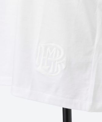コットンクルーネック刺繍ノースリーブＴシャツ　７９１７－２２２－００１１