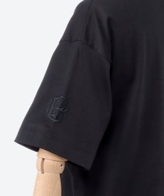 コットンクルーネック刺繍ショートスリーブＴシャツ　７９１７－２２２－００１０