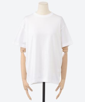 コットンクルーネック刺繍ショートスリーブＴシャツ　７９１７－２２２－００１０