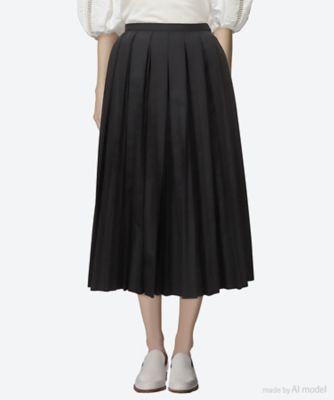 ＜J&M DAVIDSON (Women)＞スカート　ＲＡＮＤＯＭ　ＰＬＥＡＴＥＤ　ＳＫＩＲＴ　Ｒ３９２―２５３