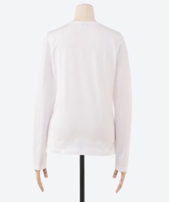 婦人 スムース編みクルーネック長袖Tシャツ | 無印良品