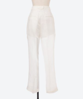 パンツ　ＥＣＯＬＥ　ＯＲＧＡＮＩＣ　ＳＩＬＫ　ＣＲＯＰＰＥＤ　ＴＲＯＵＳＥＲ　１１６７７１―０００１