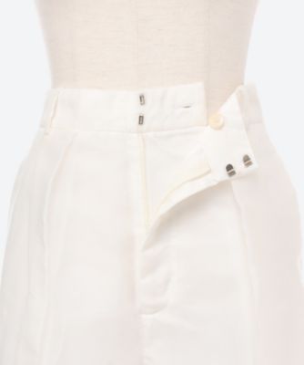パンツ　ＥＣＯＬＥ　ＯＲＧＡＮＩＣ　ＳＩＬＫ　ＣＲＯＰＰＥＤ　ＴＲＯＵＳＥＲ　１１６７７１―０００１