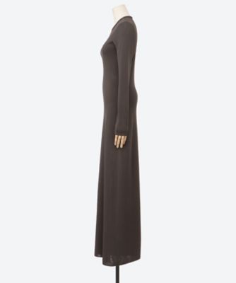 ワンピース　ＳＣＵＤＤＥＲ　ＫＮＩＴＴＥＤ　ＬＯＮＧ　ＳＬＥＥＶＥ　ＤＲＥＳＳ　ＦＦ００３２６―ＫＮ２５０３