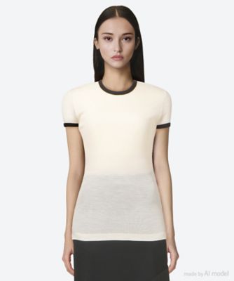 BITE Studios (Women)/バイト ストゥディオズ カットソー　ＴＷＯ　ＴＯＮＥ　ＴＥＥ　１１１４２４―０００１