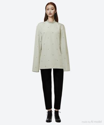 カットソー　ＴＯＰ　ＡＲＧＩＬＥ　ＦＬＯＷＥＲＳ　ＰＯＰＬＩＮＥ