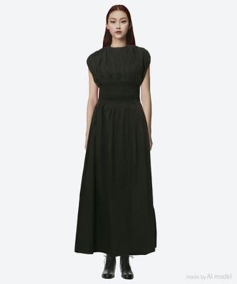 ＜SEEALL (Women）＞ワンピース　ＧＡＴＨＥＲ　ＤＲＥＳＳ　ＳＡＷ５３ＤＲ３０１Ｉ―００１