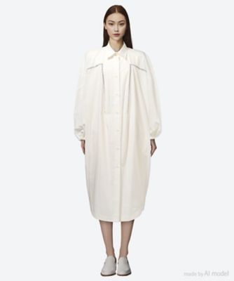 AEHRR (Women)/エアー ワンピース　Ｄｒａｐｉｎｇ　Ｄａｒｔｓ　Ｓｌｅｅｖｅ　Ｓｈｉｒｔ　Ｄｒｅｓｓ　（ｅｍｂｒｏｉｄｅｒｙ）　ＡＥ―２５Ｓ―００２Ｅ