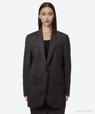 ＜Veronica de Piante (Women)＞ジャケット　ＲＥＮＡＴＡ　ＪＡＣＫＥＴ　ＩＮ　ＳＴＲＩＰＥＤ　ＳＵＩＴＩＮＧ　ＶＤＰＳＴ２０３０