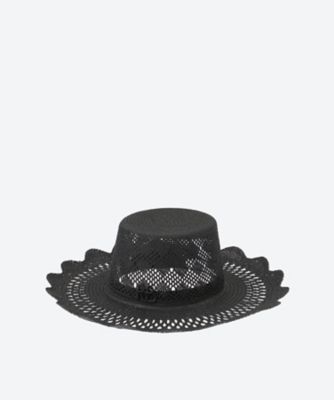 Ruslan Baginskiy (Women)/ラスラン バジンスキー Ｃｕｔ　Ｏｕｔ－Ｄｅｔａｉｌ　Ｓｔｒａｗ　Ｈａｔ　ＨＴ０３３－ＳＴＲ－ＤＲＫ－ＷＲＢ