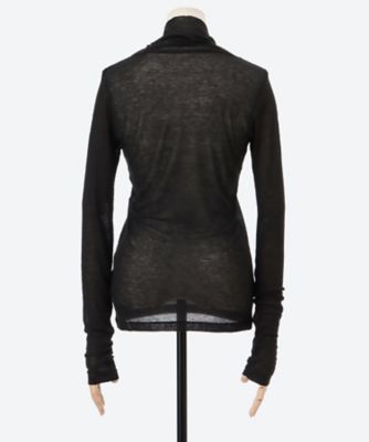セーター MELTY RIB HIGH NECK LONG SLEEVE