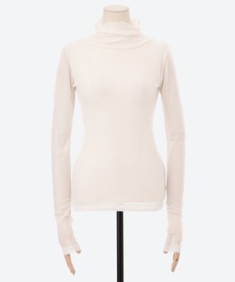 セーター MELTY RIB HIGH NECK LONG SLEEVE