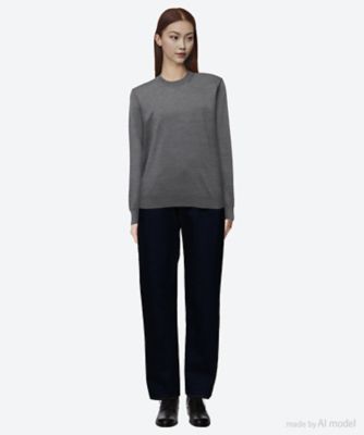 BATONER スウェット カシミヤ グレー 3 バトナー SIGNATURE CREW NECK / GREIGE | BATONER (MEN)(バトナー