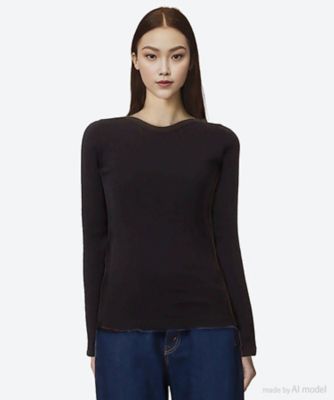 COMOLI コモリ ボートネックポケットロングスリーブ Tシャツ COMOLI コモリ 25SS コットンジャージ ボートネック ロング