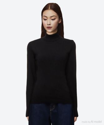 gicipi (Women)/ジチピ Tシャツ PREZZEMOLOタートルネックロングスリーブTシャツ 2520A Nero トップス【三越伊勢丹/公式】