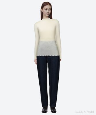 美品✨ROMEO GIGLI ロメオ ジリ ブラック Vネック ニット シルク カシミアクルーネックニット 49AV JUNKO SHIMADA｜クロスプラス