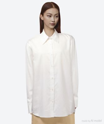 GIA STUDIOS (Women)/ジア ストゥディオス シャツ DOLORES SHIRT 32GS01SHIRT2 WHITE トップス【三越伊勢丹/公式】