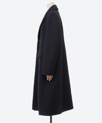 LOEFF サイドスリットマキシコート　＆ISSUE サイドスリット ノーカラーロングコート[品番：ADEW0003822]｜ad thie