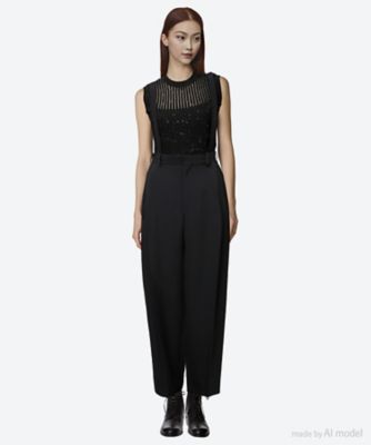 ＜DOMELLE (Women)＞パンツ　ＷＯＯＬ　ＰＯＰＬＩＮ　ＰＡＮＴＳ　Ａ３１５３ＦＰ　０２４