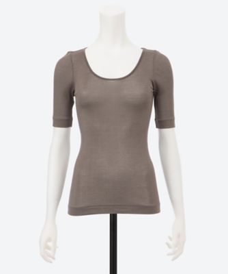 カットソー　２―ｗａｙ　ｎｅｃｋｌｉｎｅ　ｈａｌｆ　ｓｌｅｅｖｅ　ＪＯＤＹ