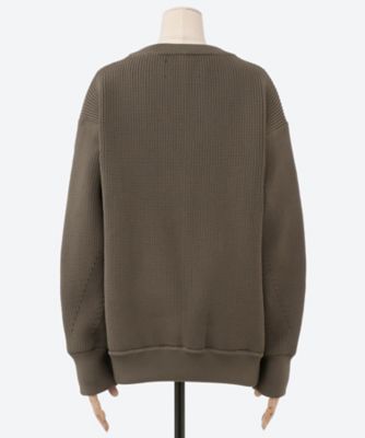 カーディガン 7G Zip―Up Ribbed Cardigan