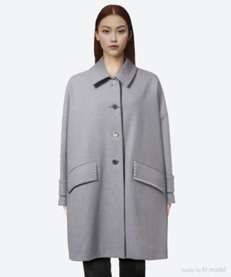 【送料無料】MACKINTOSH (Women)/マッキントッシュ HUMBIE STUDS MB L252MO1158F2KS MEDIUMGREY アウター【三越伊勢丹/公式】