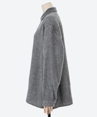 シャツ Oversized Shirt Round Collar