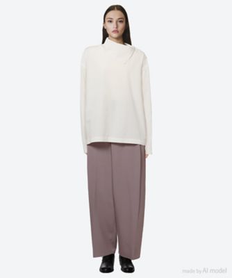 カットソー Draping High Neck Pullover