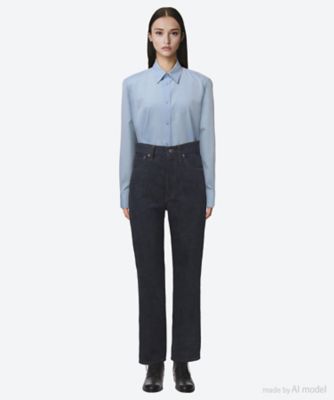 コルニエ　コットンシルクデニム　s パンツ コットンシルクデニム C253F05P01 | Cale (Women