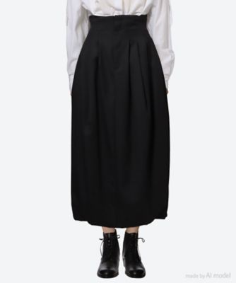 ＜SEEALL (Women)＞スカート　ＴＵＣＫＥＤ　ＳＫＩＲＴ　ＳＡＷ５１―ＳＫ１０１―ＭＫ―００３