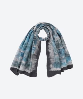 【新品】SILVANA MANETTI シルク混ストール レッド×ラズベリーF 新品】SILVANA MANETTI シルク混ストール レッド×ラズベリー F