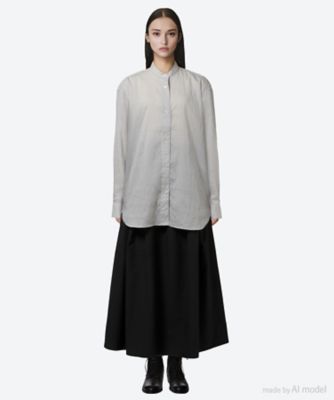 Studio Nicholson CLEYSNW1607PARCHMENT 関税送料込 ブラウス DILYS GRANDAD COLLAR SHIRT
