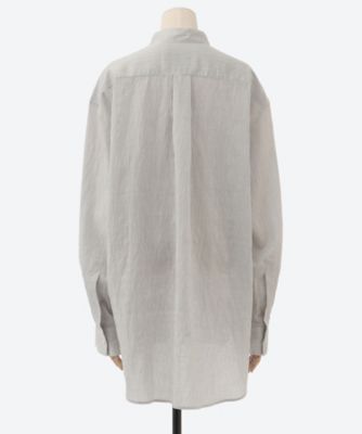 Studio Nicholson CLEYSNW1607PARCHMENT 関税送料込 ブラウス DILYS GRANDAD COLLAR SHIRT