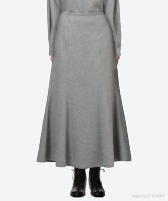 SOWER (Women)/ソウワー スカート YURA SW-07SKT003 Heather Gr ロングスカート【三越伊勢丹/公式】