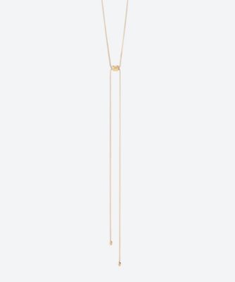 ネックレス Gold line slide necklace
