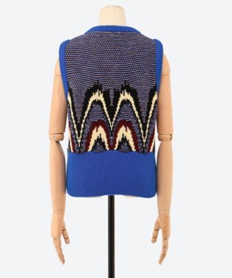 セーター NEON WOOL JACQUARD KNIT