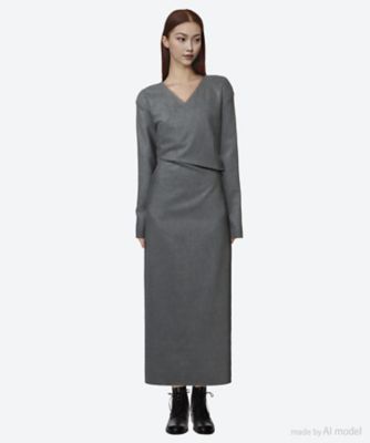 KHAITE (Women)/ケイト ワンピース AUBREY DRESS 5532604 STORM ワンピース・ドレス【三越伊勢丹/公式】