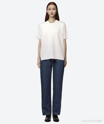 カットソー 32G SMOOTH KNIT T―SHIRT BN―SE