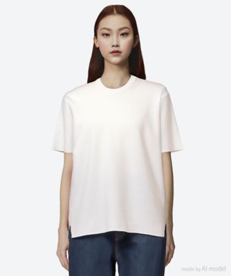 ＜BATONER (Women)＞カットソー　３２Ｇ　ＳＭＯＯＴＨ　ＫＮＩＴ　Ｔ―ＳＨＩＲＴ　ＢＮ―ＳＥ―００３