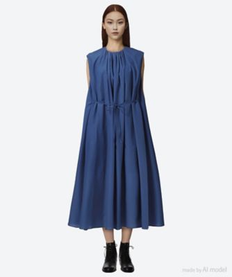 ＜DOMELLE (Women)＞ＣＯ／ＰＡ　ＴＡＦＦＥＴＡ　ＤＲＥＳＳ　Ａ３１６１ＦＡ　０２２