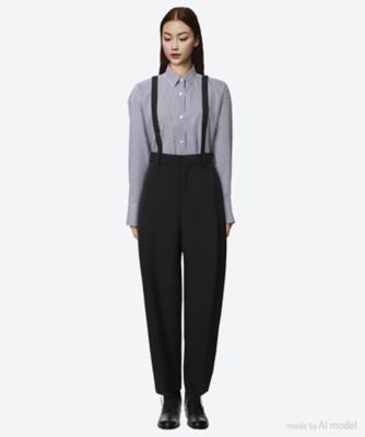 ＜DOMELLE (Women)＞パンツ　ＷＯＯＬ　ＰＯＰＬＩＮ　ＰＡＮＴＳ　Ａ３１６１ＦＰ　０４９