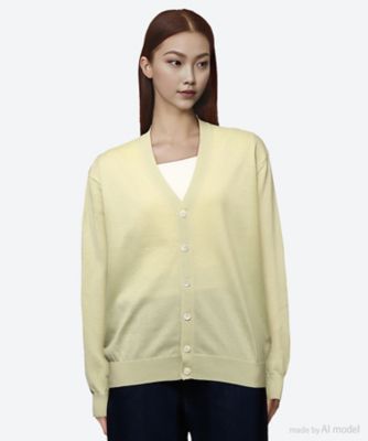 ＜SLOANE (Women)＞１６Ｇ天竺ポリエステルｘコットンＶネック　ＳＬ１０Ｓ―１０７７