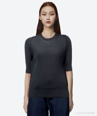 12Gダブルフェイス天竺クルーネック | SLOANE (Women)/スローン